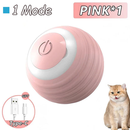 Rechargeable Cat Interactive Rolling Ball Toy Set - Smarsty