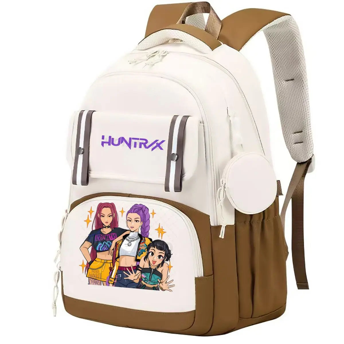 Demon Hunters Anime Backpack Large Capacity School Bag - Smarsty