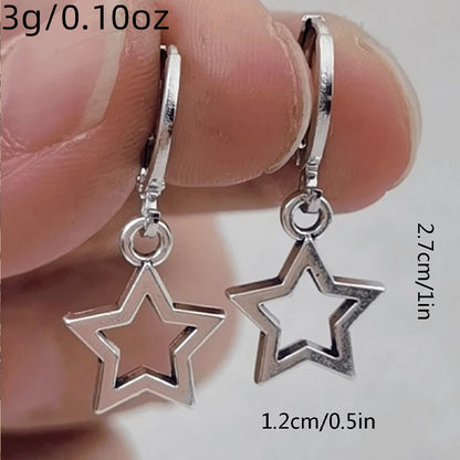 Metal Geometric Tassel Earrings for Women's Wedding Accessories - Smarsty