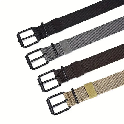 Mens Durable Nylon Canvas Belt Heavy Duty Tactical Workbelt - Smarsty