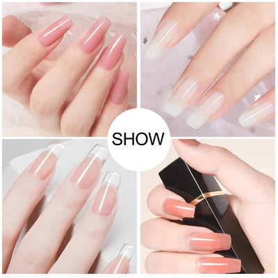 LNWPYH 26 Color Gel Nail Polish Set with Base and Top Coat - Smarsty