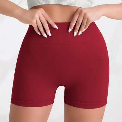 Women's High Waist Peach Lift Hip Sports Shorts Tight Yoga Shorts Shorts for Women Women's Shorts Summer Womens Shorts Elegant - Smarsty
