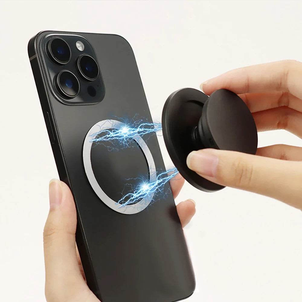 Magnetic Folding Phone Grip Holder With Pocket Stand - Smarsty