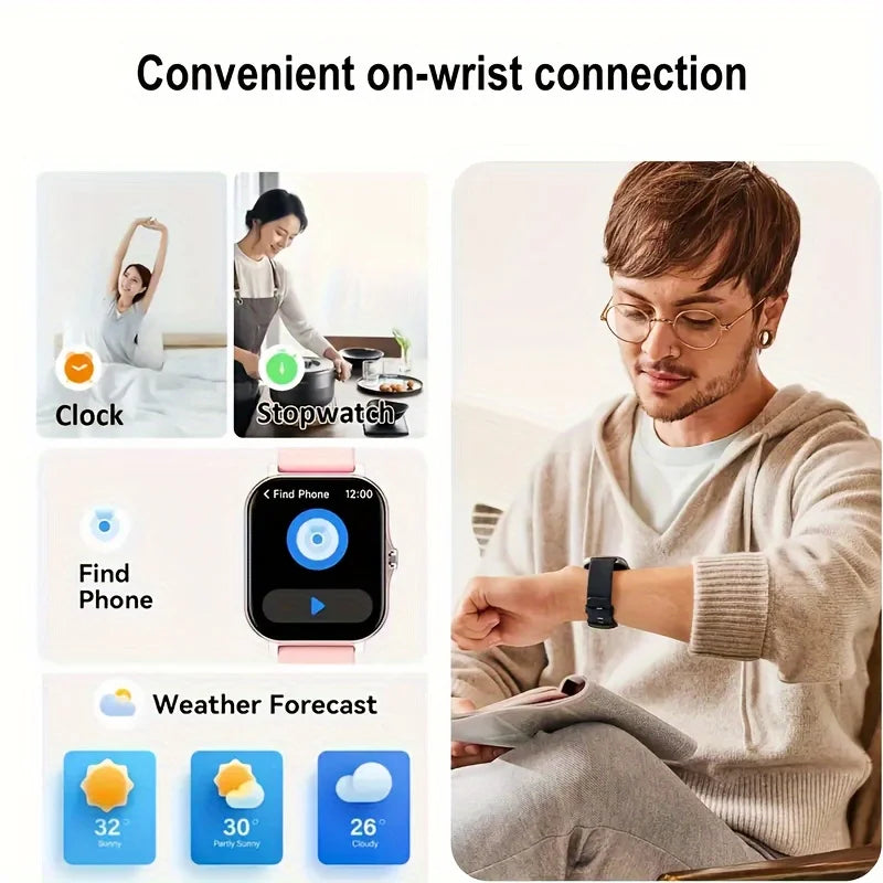 Smart Watch for Men and Women with Call Feature - Smarsty