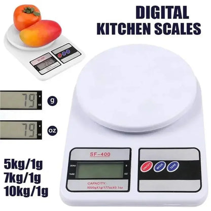 Digital Kitchen Scale 10kg with LED Display - Smarsty