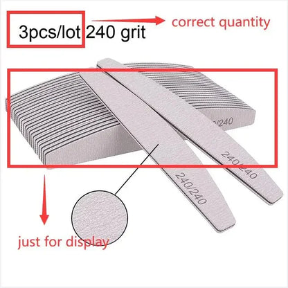 Professional Nail Files Set for Strong and Smooth Nails - Smarsty