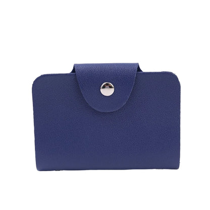 24 Bits Credit Card Holder Business Bank Card Pocket PU Large Capacity Card Cash Storage Clip Organizer Case ID Holder Pouch
