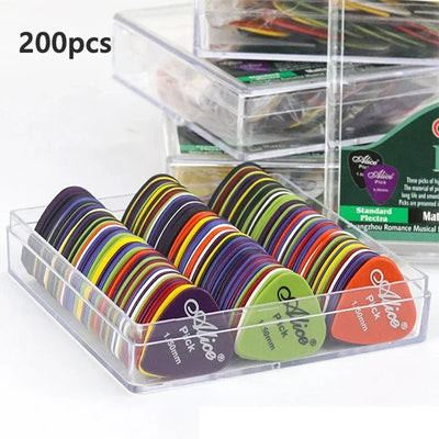 10/20/40/60/100Pcs Guitar Picks Acoustic Electric Bass Plectrum Mediator Guitar Accessories Thickness 0.58 - 1.5 mm - Smarsty