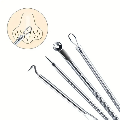 4PCS Acne Remover Tool Set for Clear Skin - Smarsty