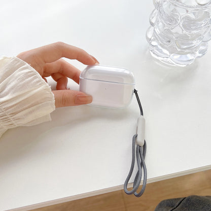 Clear Shockproof TPU Earphone Case with Lanyard - Smarsty