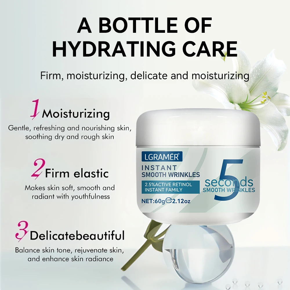 5 Seconds Retinol Anti Wrinkle Cream for Instant Firming - Smarsty
