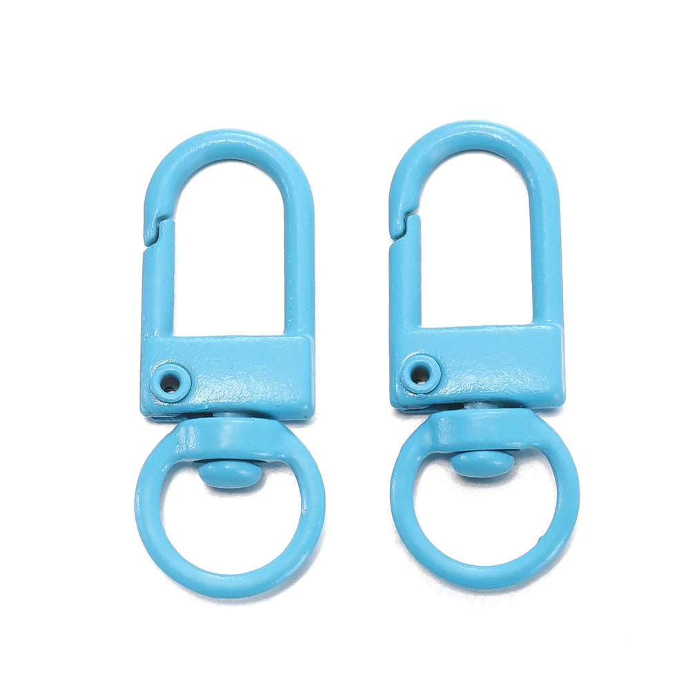 Colorful Alloy Snap Lobster Clasp Keychain Hooks Set - Smarsty