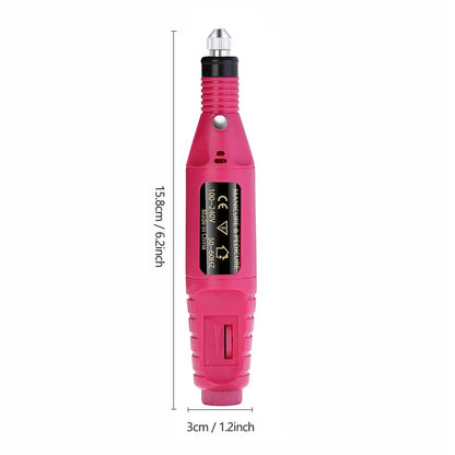 Electric Nail Drill Set for Professional Manicure and Gel Removal - Smarsty