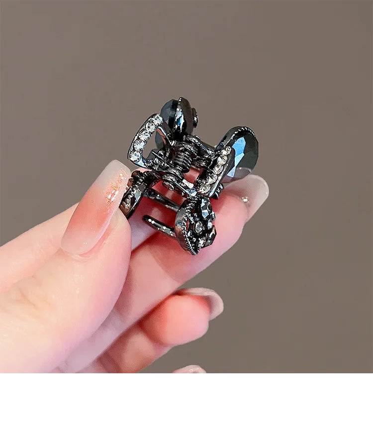 Korean Alloy Rhinestone Hair Claw For Women Elegant - Smarsty
