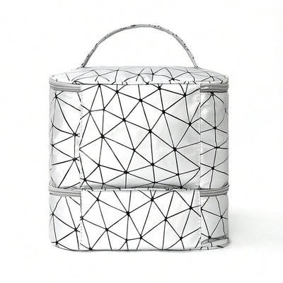 Portable Nail Polish Organizer Bag With Double Layer - Smarsty