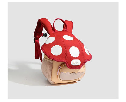 Cute Mushroom Backpack For Kids Cartoon Pink Preschool Bag - Smarsty
