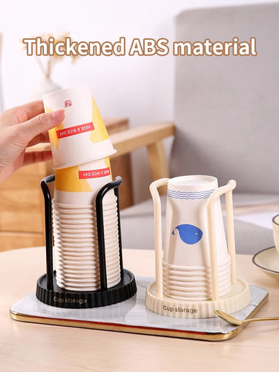 Household Disposable Paper Cup Holder, Desktop Paper Cup Storage Rack, Suitable For Living Room, Dining Room And Other Cup Taker by Smarsty