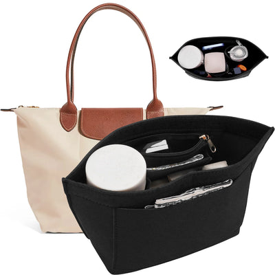 Purse Organizer Insert, Felt Bag Organizer For Handbag Purse Organizer, 5 Colors, 3 Size - Smarsty