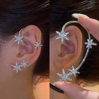 Luxury Crystal Butterfly Clip Earrings for Stylish Women - Smarsty