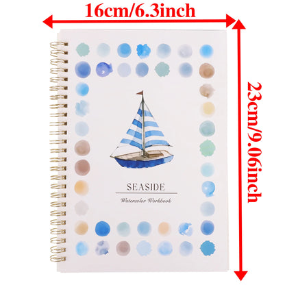 Beginner's Practice Book For Painting Watercolor Oil Painting Dyeing Album Comes Coloring Book  Advanced Painting - Smarsty