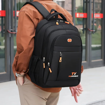 1 Pc Men's Backpack, Large Capacity Waterproof Casual Backpack,Adjustable Computer Backpack - Smarsty