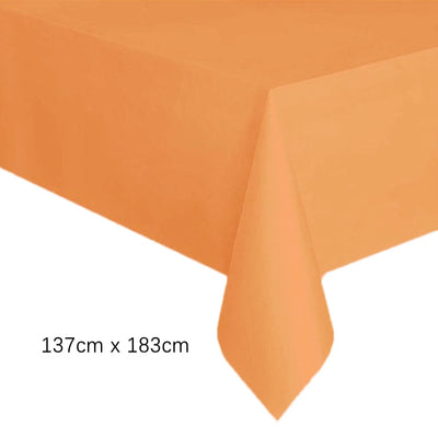 Disposable White Pink Tablecloth for Parties and Weddings - Smarsty