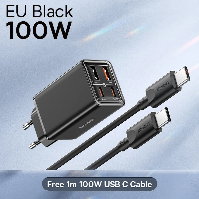 65W GaN USB C Charger With PD QC TravelReadyUltraCompact - Smarsty
