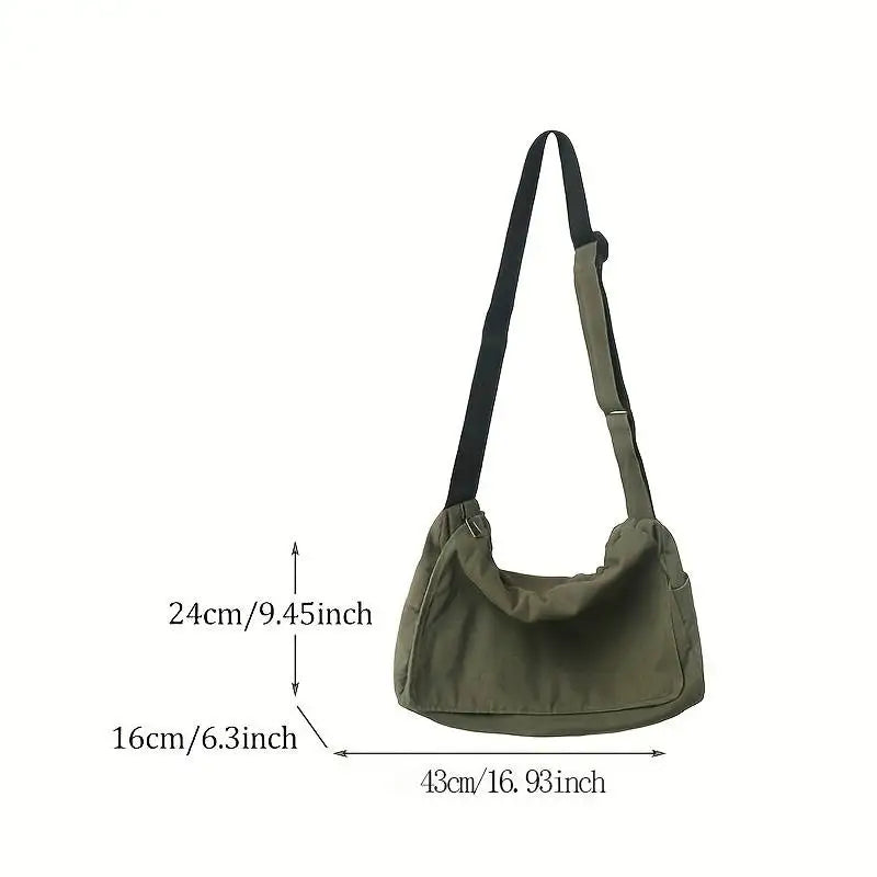 Women's Durable Canvas Messenger Bag Crossbody for Everyday - Smarsty