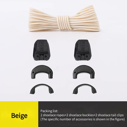 No tie Shoelaces Round Tennis Shoe laces Without ties Adult Kids Fashion Outdoor Running Sneakers Laces Shoes Accesories - Smarsty