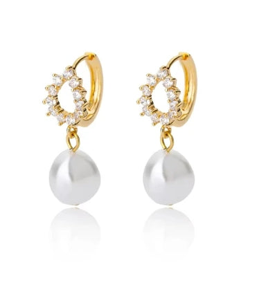 Stainless Steel Star Hoop Earrings Gold Tone Hypoallergenic - Smarsty