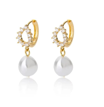 Stainless Steel Star Hoop Earrings Gold Tone Hypoallergenic - Smarsty