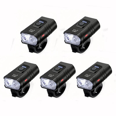 LED Bicycle Front Light Type-C Rechargeable Bicycle Headlight MTB Road Bike Headlamp Easy to Install Cycling Accessories - Smarsty