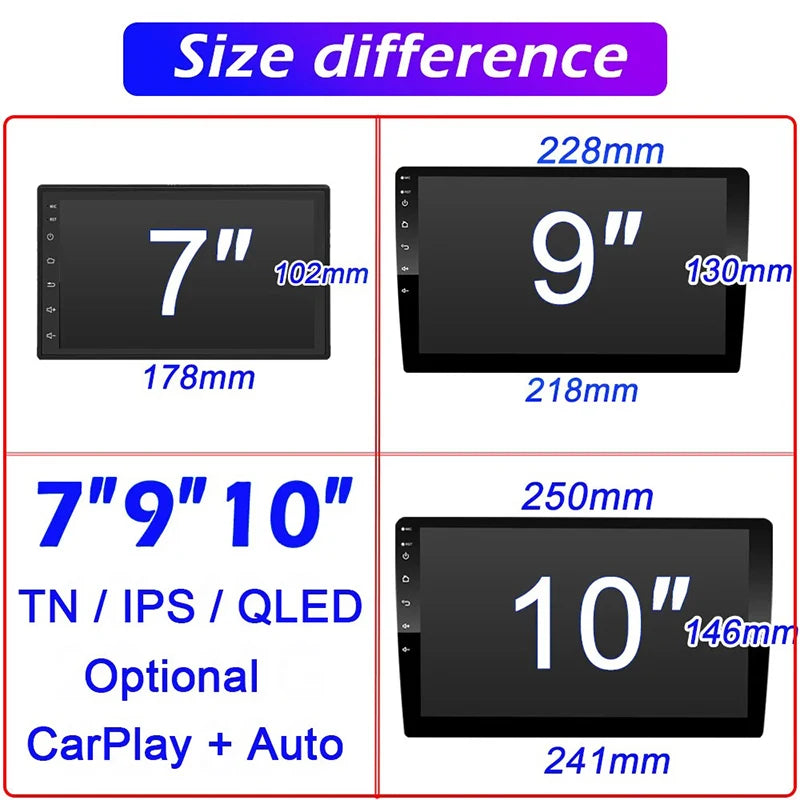 Universal Android 13 Car Stereo Seven Inch GPS Navigation - Smarsty