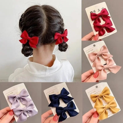 Cute Bow Hair Clips For Girls Secure Summer Accessories - Smarsty