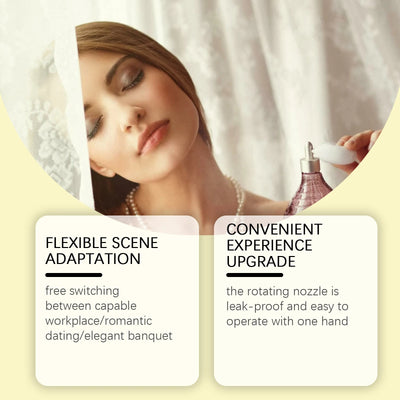Jasmine Perfume - Fresh Jasmine as Main Note, Long-Lasting Fragrance to Enhance Elegant Temperament | Eau de Parfum for Women - Smarsty