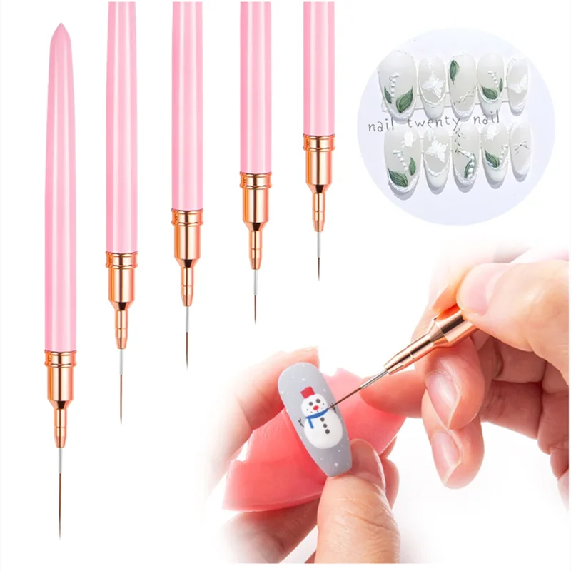 Professional Nail Art Liner Brush Set for Precision Painting - Smarsty
