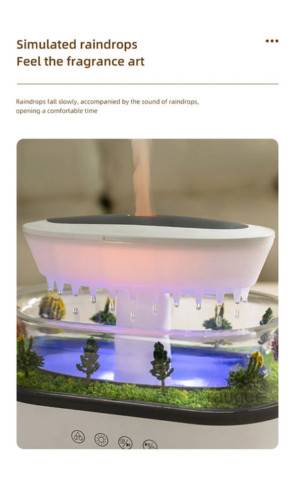 Colorful Ultrasonic Aroma Humidifier With Essential Oil Diffuser - Smarsty