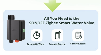 Sonoff Zigbee Smart Water Valve for Automatic Irrigation - Smarsty