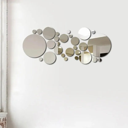 3D Acrylic Mirror Wall Stickers for Stunning Room Decor - Smarsty