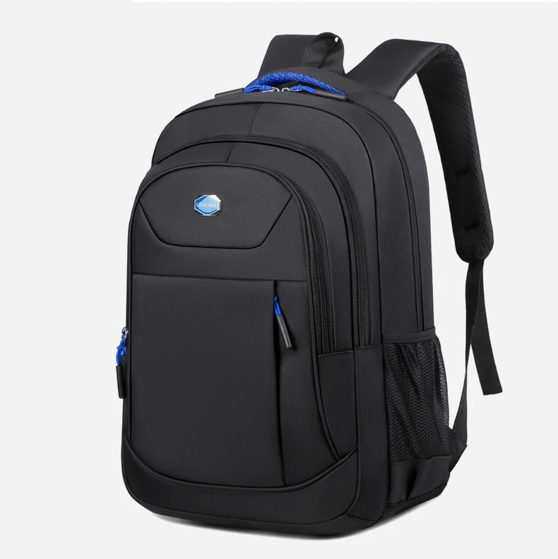 Men's Backpack Oxford Waterproof Backpack Business Computer Bag Leisure Travel Backpack High School Student Backpack - Smarsty