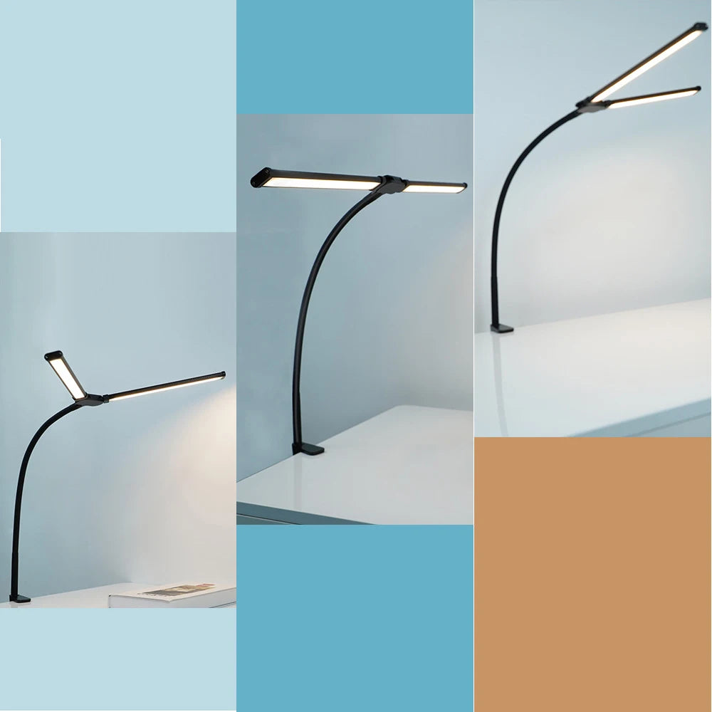 Home Office LED Desk Lamp with Stepless Dimming - Smarsty
