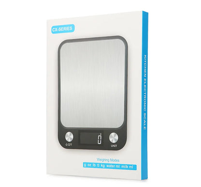 Digital Kitchen Scale 15Kg Stainless Steel Design - Smarsty