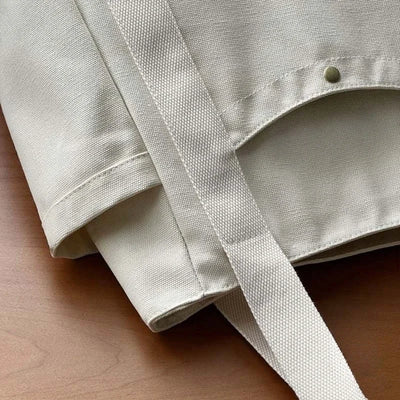 Large Capacity Canvas Tote Shoulder Bag For Work College - Smarsty