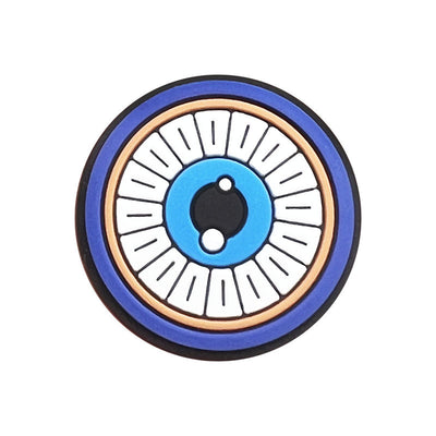 Evil Eye Shoe Charms for Crocs Accessories Blue Eyeball Monster Badge Women Buckle Kids Pins Decoration Jeans Shoes Accessories - Smarsty