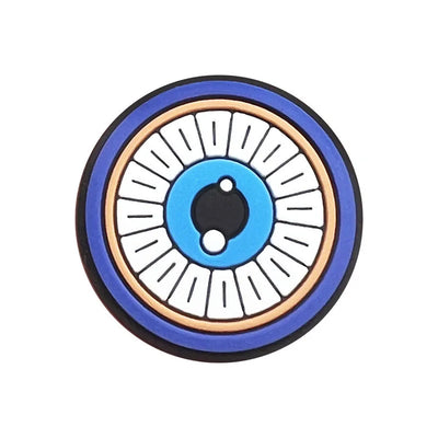 Evil Eye Shoe Charms for Crocs Accessories Blue Eyeball Monster Badge Women Buckle Kids Pins Decoration Jeans Shoes Accessories - Smarsty