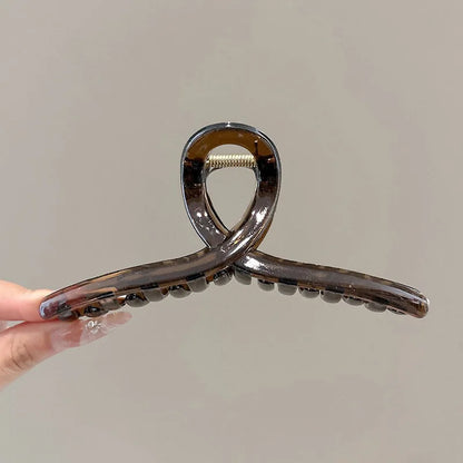 13cm Large Hair Clip For Thick Hair Strong Hold Transparent - Smarsty