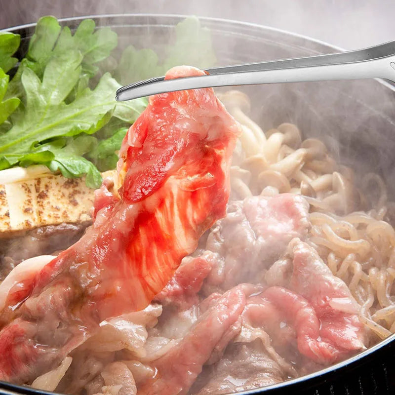 Non Slip Stainless Steel BBQ Tongs for Easy Serving - Smarsty