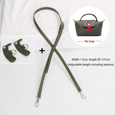 Bag Straps Set For Longchamp Leather Accessories Diy Mini Transformation Punch Free Shoulder Crossbody Conversion 100-120cm - Smarsty