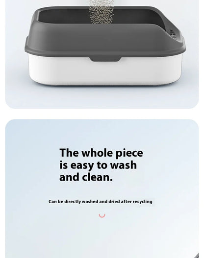 Large Cat Litter Mat Waterproof Double Layer Non Slip Litter Box Tray Pad Washable Durable Pet Toilet Training Mat - Smarsty