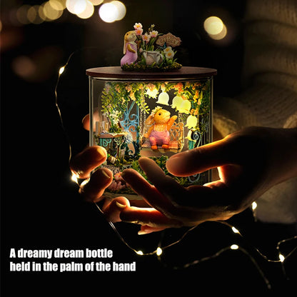 Mini DIY Kit For Doll House Making And Assembling Room Models Toys Home And Bedroom Decorations With Furniture Wooden Crafts by Smarsty